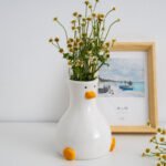 Handcrafted Ceramic Duck Vase | Modern White Table Decor & Unique Flower Holder - Image 3