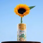 Handmade Sunburst Ceramic Vase | Colorful Boho Home Decor & Gift - Image 4