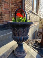 Large Round Black Metal Garden Trellis | Outdoor Climbing Plant Support & Decor - Image 3